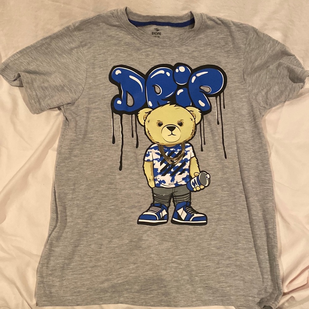 Boys Siope Gray T-Shirt size 16/18